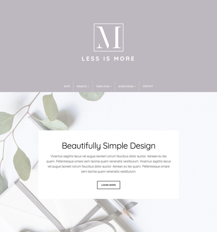 WordPress Min Theme