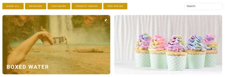 WordPress Filterable Portfolio Block