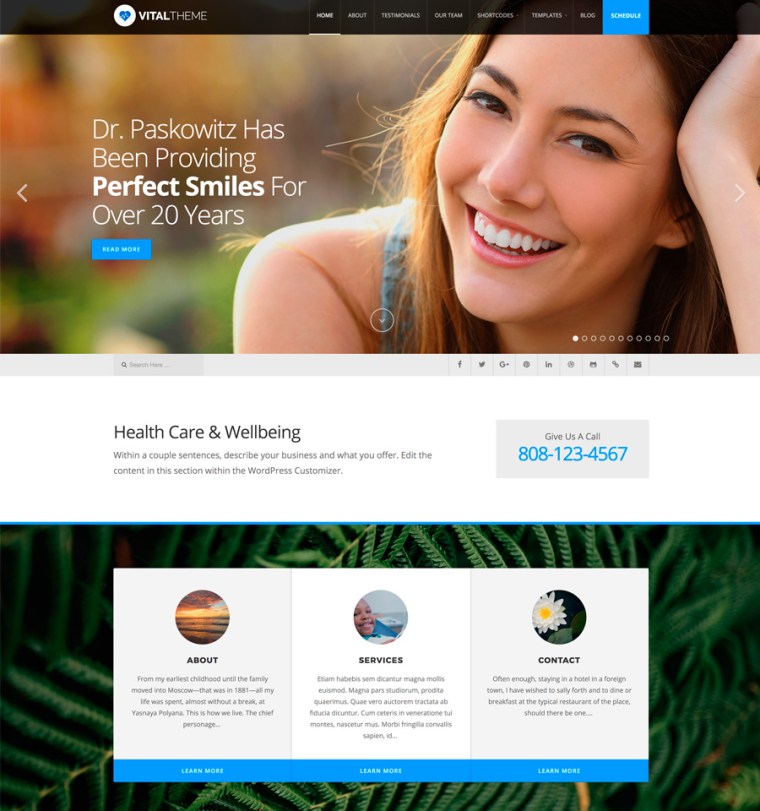 WordPress Vital Theme